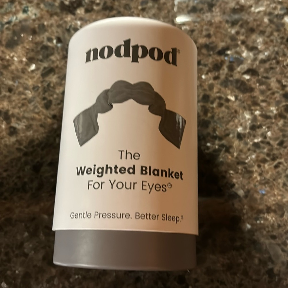 Nodpod the weighted blanket for your eyes. Brand new. Never opened. Never used.